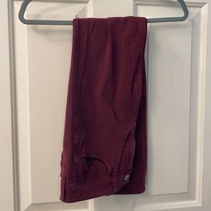Maroon American Eagle jeans